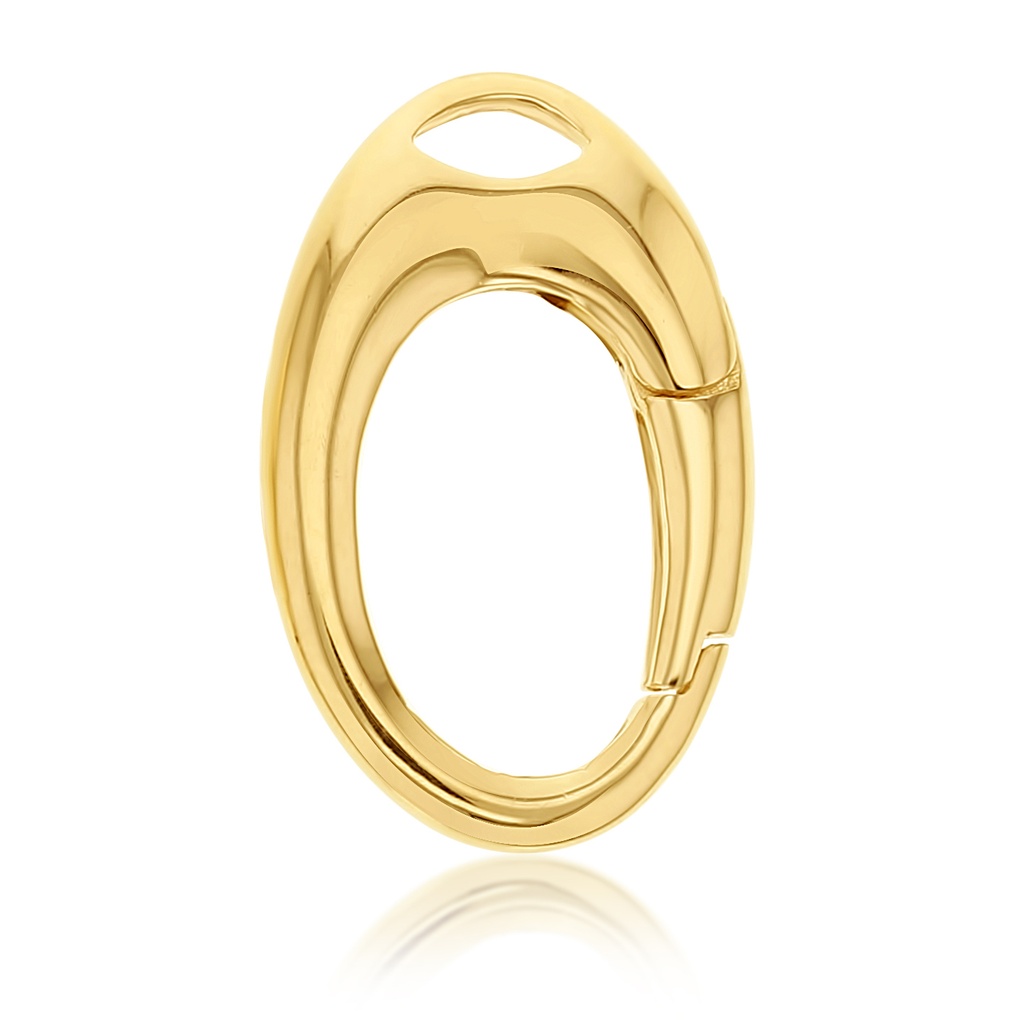 9Y OVAL SPRING PUSH CLIP 4 (14.3MM X 22.7MM) | Golden Mile Jewellery ...